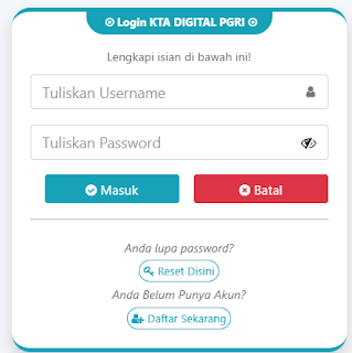 Register PGRI Lombok Tengah - Persatuan Guru Republik Indonesia Cabang Lombok Tengah
